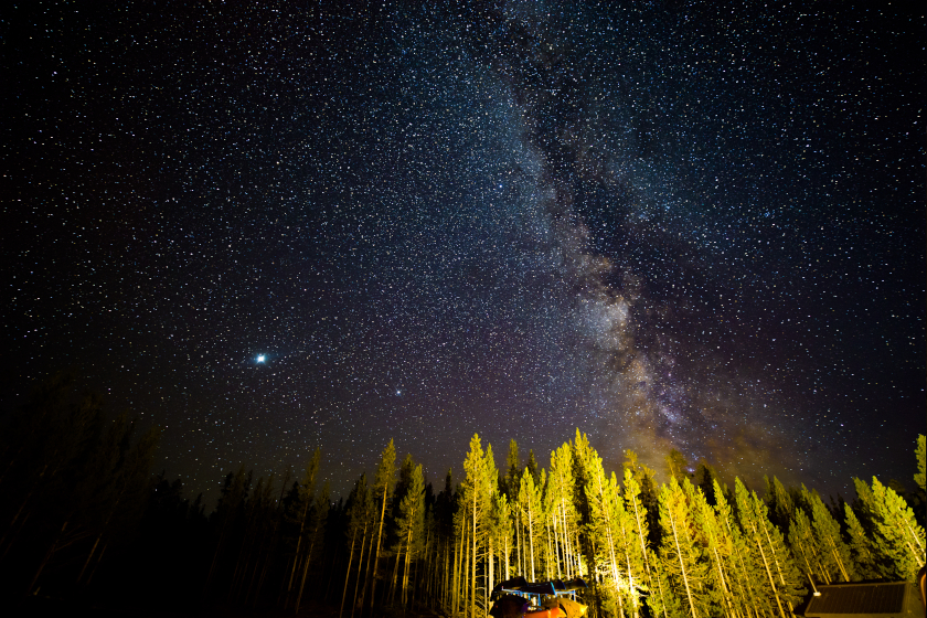 Yellowstone Night Sky